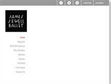 Tablet Screenshot of jsballet.org